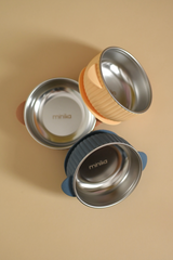 Minika ⚜ Bol en acier inoxydable avec succion en silicone - Minika vendu par Veille sur toi