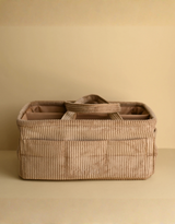 Minika ⚜ DiaperCaddy-Almond Panier organisateur de couches - Amande - Minika vendu par Veille sur toi