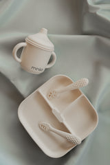 Minika ⚜ Ensemble de 2 cuillères d'apprentissage en silicone - Minika vendu par Veille sur toi