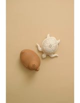 Minika ⚜ JouetsBain-CanardAmande-TortueCoquille Jouets de bain - Canard amande et tortue coquille - Minika vendu par Veille sur toi