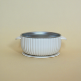 Minika ⚜ MINIKA-BOL-STAINLESS-SHELL Bol en acier inoxydable avec succion en silicone - Minika Coquille vendu par Veille sur toi