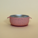 Minika ⚜ MINIKA-BOL-STAINLESS-SORBET Bol en acier inoxydable avec succion en silicone - Minika Sorbet vendu par Veille sur toi