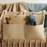 Minika ⚜ PochetteRangement-Creme Pochette de rangement pour lit de bébé - Crème - Minika vendu par Veille sur toi