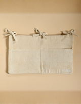 Minika ⚜ PochetteRangement-Creme Pochette de rangement pour lit de bébé - Crème - Minika vendu par Veille sur toi