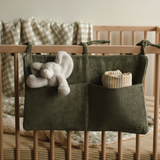 Minika ⚜ PochetteRangement-Feuille Pochette de rangement pour lit de bébé - Feuille - Minika vendu par Veille sur toi