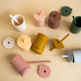 Minika ⚜ Verre avec paille et couvercle - Minika vendu par Veille sur toi