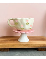 Mömy ⚜ MöMY-TasseCéramique-TulipesRoses Tasse en céramique - Tulipes roses - Mömy vendu par Veille sur toi