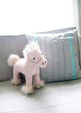 Mon Ami 88129 Peluche - Poney rose pivoine - Mon Ami vendu par Veille sur toi