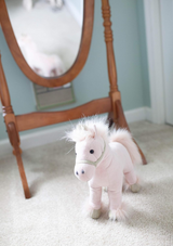 Mon Ami 88129 Peluche - Poney rose pivoine - Mon Ami vendu par Veille sur toi