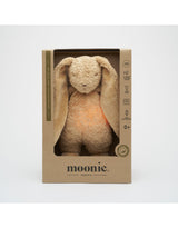 Moonie KCA2 Peluche Sonore en Coton Biologique avec Veilleuse 2.0 - Lapin Cappuccino - Moonie vendu par Veille sur toi