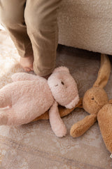 Moonie KCA2 Peluche Sonore en Coton Biologique avec Veilleuse 2.0 - Lapin Cappuccino - Moonie vendu par Veille sur toi