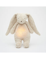Moonie KSA2 Peluche Sonore en Coton Biologique avec Veilleuse 2.0 - Lapin Sable - Moonie vendu par Veille sur toi