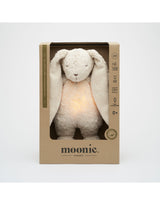 Moonie KSA2 Peluche Sonore en Coton Biologique avec Veilleuse 2.0 - Lapin Sable - Moonie vendu par Veille sur toi