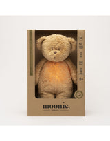 Moonie MCA2 Peluche Sonore en Coton Biologique avec Veilleuse 2.0 - Ourson Cappuccino - Moonie vendu par Veille sur toi