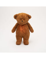 Moonie MCR2 Peluche Sonore en Coton Biologique avec Veilleuse 2.0 - Ourson Caramel - Moonie vendu par Veille sur toi