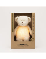 Moonie MPO2 Peluche Sonore en Coton Biologique avec Veilleuse 2.0 - Ourson Polaire - Moonie vendu par Veille sur toi