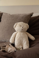 Moonie MPO2 Peluche Sonore en Coton Biologique avec Veilleuse 2.0 - Ourson Polaire - Moonie vendu par Veille sur toi