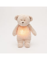 Moonie MRO2 Peluche Sonore en Coton Biologique avec Veilleuse 2.0 - Ourson Rose - Moonie vendu par Veille sur toi