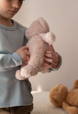 Moonie MRO2 Peluche Sonore en Coton Biologique avec Veilleuse 2.0 - Ourson Rose - Moonie vendu par Veille sur toi