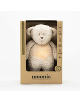 Moonie MSA2 Peluche Sonore en Coton Biologique avec Veilleuse 2.0 - Ourson Sable - Moonie vendu par Veille sur toi