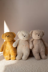 Moonie MSA2 Peluche Sonore en Coton Biologique avec Veilleuse 2.0 - Ourson Sable - Moonie vendu par Veille sur toi