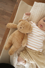 Moonie MSA2 Peluche Sonore en Coton Biologique avec Veilleuse 2.0 - Ourson Sable - Moonie vendu par Veille sur toi