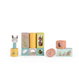 Moulin Roty 678115 Cubes d'activités - Trois petits lapins - Moulin Roty vendu par Veille sur toi