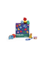 Moulin Roty 679100 Perles à enfiler en bois - Les Toupitis - Moulin Roty vendu par Veille sur toi