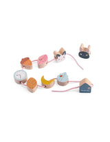 Moulin Roty 715126 Jeu de Perles en Bois à Enfiler - Après la Pluie - Moulin Roty vendu par Veille sur toi