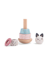 Moulin Roty 715365 Chat empilable en bois - Après la pluie - Moulin Roty vendu par Veille sur toi