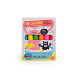Moulin Roty 716611 6 crayons multisurfaces - Les Schmouks - Moulin Roty vendu par Veille sur toi