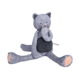 Moulin Roty 717033 Grande peluche chat - Les baba bou - Moulin Roty vendu par Veille sur toi