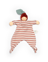 Nanchen Natur 102606 Poupée doudou biologique avec hochet  - Petite châtaigne - Nanchen Natur vendu par Veille sur toi