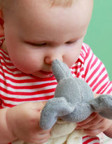 Nanchen Natur 880414 Petite peluche avec hochet - Éléphant gris - Nanchen Natur vendu par Veille sur toi