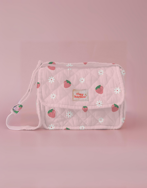 Ensemble Sac à Langer pour Poupée - Pique-nique aux fraises - Tiny Harlow