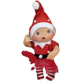 Nines d'Onil NINES-0301-04 Poupée lutin de Noël Duendys 24 cm - Nines d'Onil Fille - Gofry avec robe tutu rouge vendu par Veille sur toi