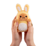 Noodoll T02812 Mini peluche assise - Ricespud costumé en lapin jaune - Noodoll vendu par Veille sur toi
