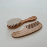 Noüka WBC01 Ensemble brosse et peigne pour bébé - Noüka vendu par Veille sur toi