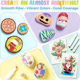 Ohuhu Y30-80601-83 Ensemble de 24 marqueurs acryliques lavables avec sac de rangement - Ohuhu vendu par Veille sur toi