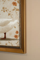 Oleka Canvas CANARD ÉLÉGANT, CADRE VINTAGE OR vendu par Veille sur toi