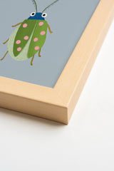 Oleka Canvas Coccinelle Douillette, Toile rigide encadrée vendu par Veille sur toi