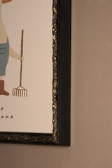 Oleka Canvas HELLO LITTLE ONE, CADRE VINTAGE BRONZE vendu par Veille sur toi
