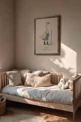Oleka Canvas HELLO LITTLE ONE, CADRE VINTAGE BRONZE vendu par Veille sur toi