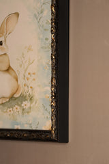 Oleka Canvas LAPIN DE PRINTEMPS, CADRE VINTAGE BRONZE vendu par Veille sur toi