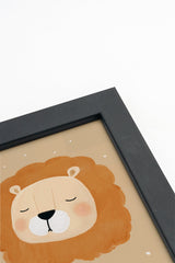 Oleka Canvas Lion de Rêve, Toile rigide encadrée vendu par Veille sur toi