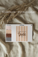 Oleka Canvas LITTLE DUDE, Oeuvre sur toile rigide, encadré Naturel Clair (collective) vendu par Veille sur toi