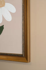 Oleka Canvas MARGUERITE DORÉE, CADRE VINTAGE OR vendu par Veille sur toi