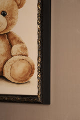 Oleka Canvas OURSON TENDRESSE, CADRE VINTAGE BRONZE vendu par Veille sur toi