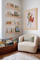 Oleka Canvas Renard et l’Oiseau, Toile rigide encadrée vendu par Veille sur toi