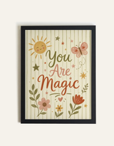Oleka Canvas Toile you are magic - Cadre noir - Oleka vendu par Veille sur toi